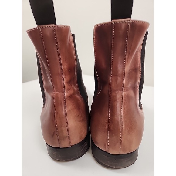 PAUL EVANS Men's Brown Leather Chelsea Boots 13 Made In Naples Italy Brown $559 - Picture 13 of 13